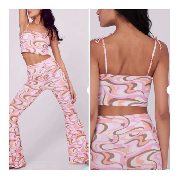 Free People FP Movement Print onzie take me away set size XS/S - Picture 2 of 13